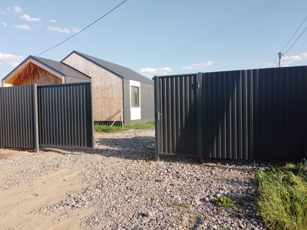 Забор из профнастила